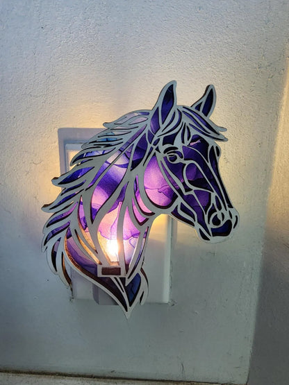 Horse Nightlight Laser Cut File