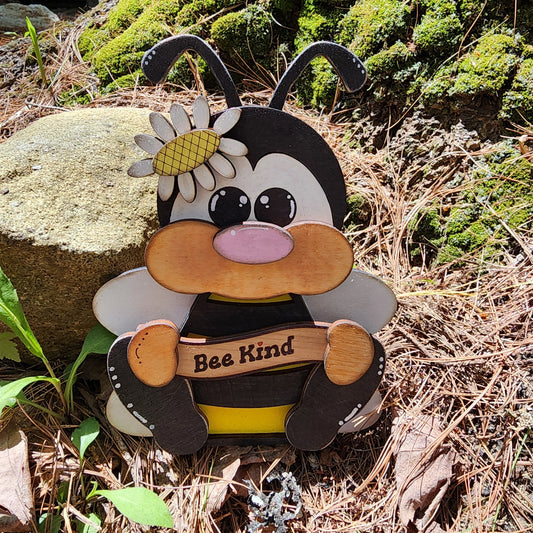 Handmade Farmhouse Bee Shelf Sitter
