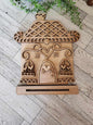 DIY Gingerbread House Shelf Sitter Project Kit