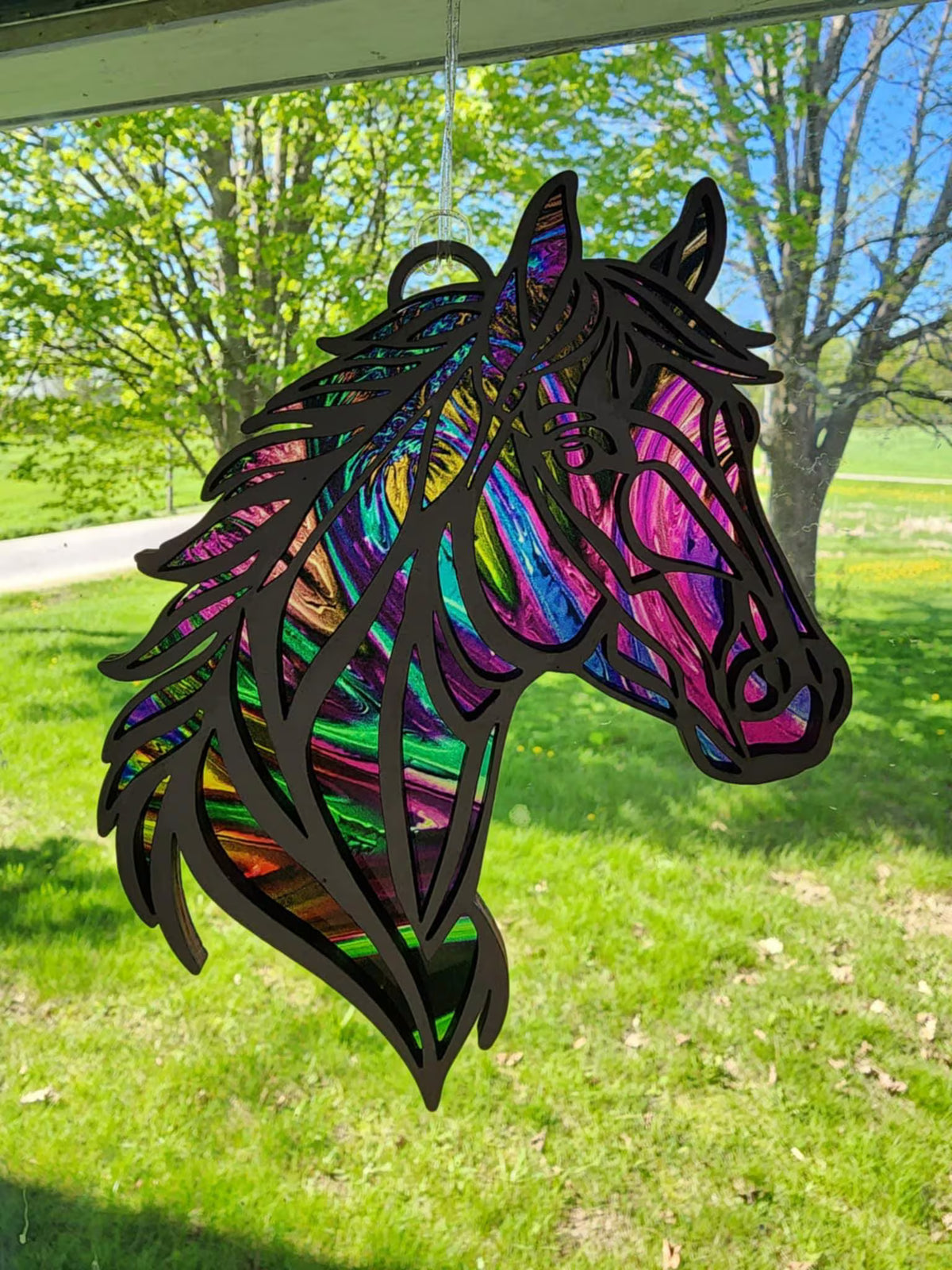 Horse Suncatcher Laser Cut File